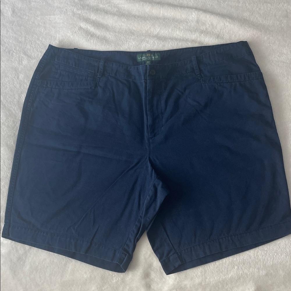 3 for $25! Ralph Lauren Men’s Navy Blue Shorts, size 20W